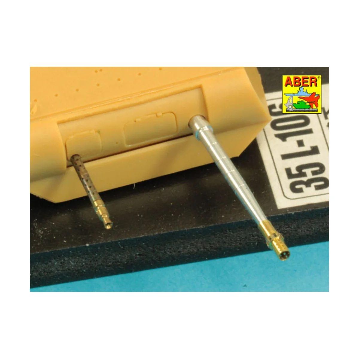 Barrels KwK.30 & MG 34, 1/35 - Aber Models 35 L-106N Barrels KwK.30 & MG 34, 1/35 - Aber Models 35 L-106N
