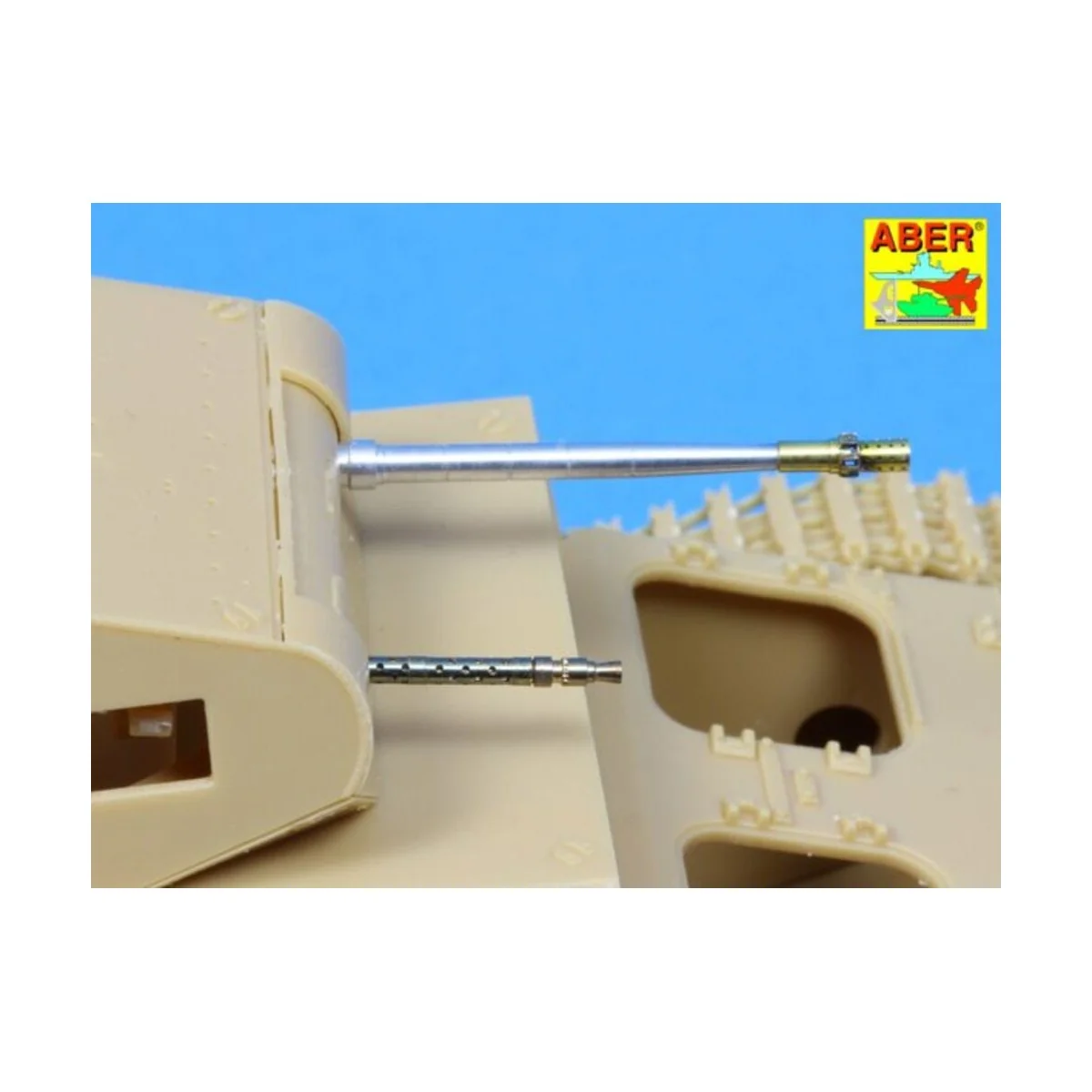 Barrels KwK.30 & MG 34, 1/35 - Aber Models 35 L-106N Barrels KwK.30 & MG 34, 1/35 - Aber Models 35 L-106N