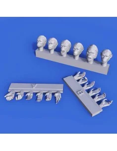 Apes Heads & Hands set, 1/35 - Royal Model RM833 2