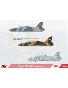 Hawk 209 light fighter (IDN), 1/72 - A&A Models AAM7252 2