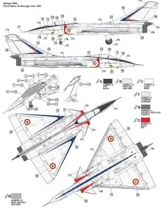 Mirage 4000 twinjet fighter prototype, 1/72 - ModelSvit MSVIT72053 2