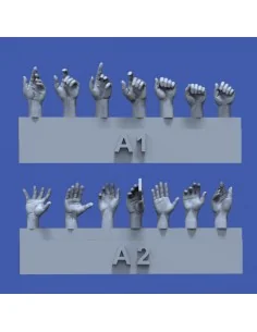 Assorted hands set No.1, 1/35 - Royal Model RM839