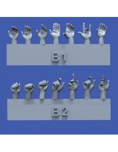 Assorted hands set No.2, 1/35 - Royal Model RM840