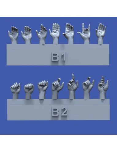 Assorted hands set No.2, 1/35 - Royal Model RM840