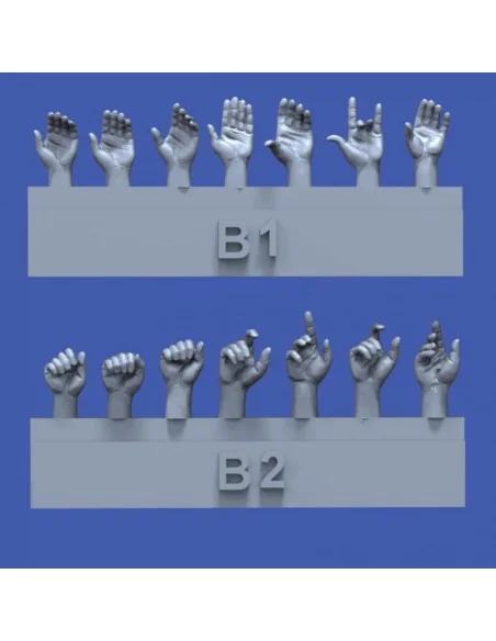 Assorted hands set No.2, 1/35 - Royal Model RM840