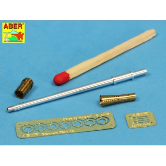 German 3, 7cm Flak 42 Barrel, 1/35 - Aber Models 35 L-107 German 3, 7cm Flak 42 Barrel, 1/35 - Aber Models 35 L-107