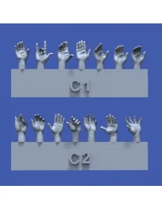 [NO_DESC] Assorted hands set No.3, 1/35 - Royal Model RM841