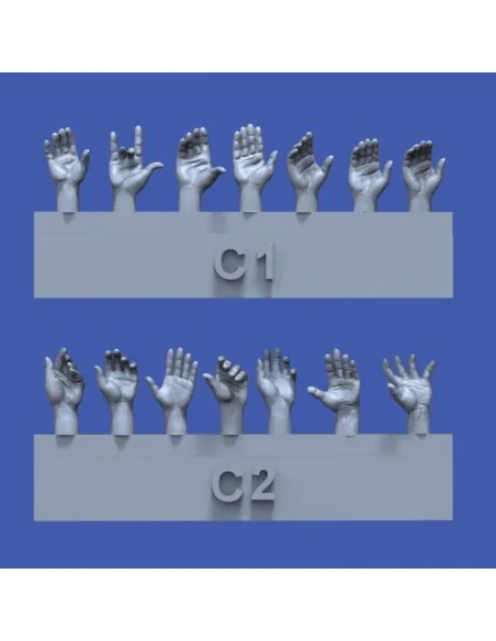 Assorted hands set No.3, 1/35 - Royal Model RM841