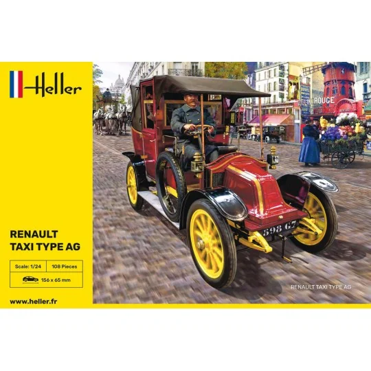 Renault Taxi Type AG, 1/24 - Heller 30705 Renault Taxi Type AG, 1/24 - Heller 30705