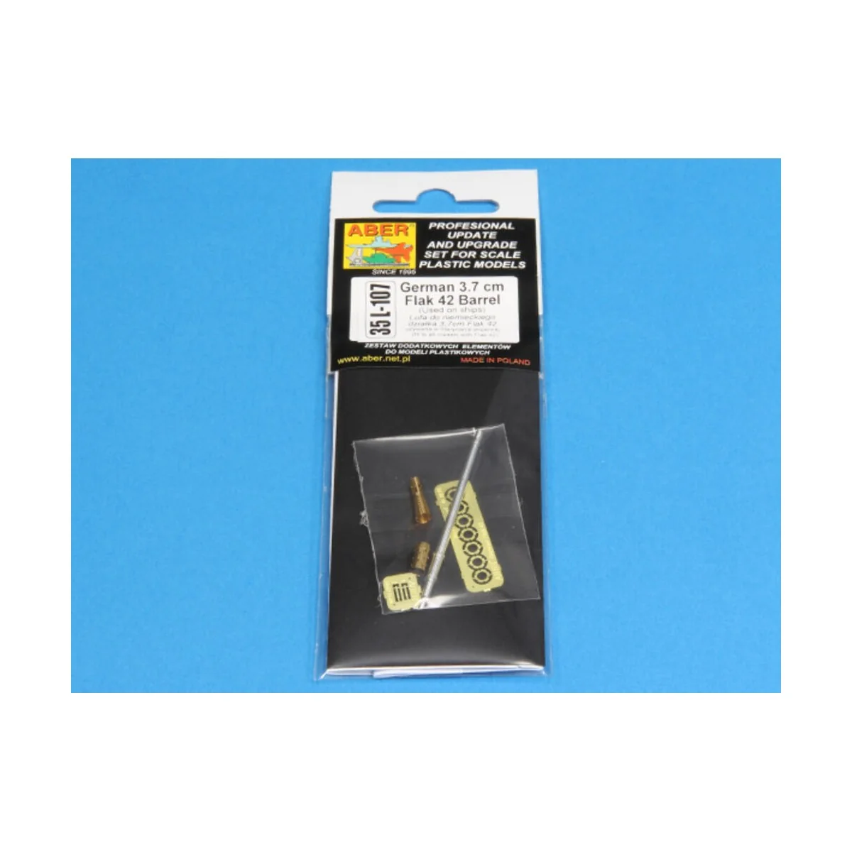 German 3,7cm Flak 42 Barrel - Aber Models 35 L-107