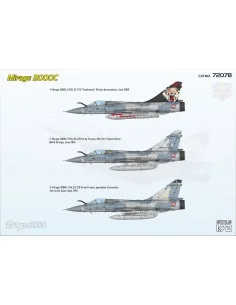 Mirage 2000C ( Escadron 1/12 Cambrésis), 1/72 - ModelSvit MSVIT72078 2