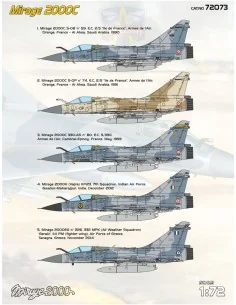 Mirage 2000C multirole jet fighter, 1/72 - ModelSvit MSVIT72073 2