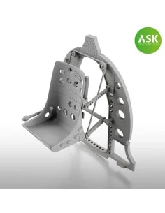 A6M Bulkhead with Seat in MIDDLE position - ASK 3D Print for Eduard...