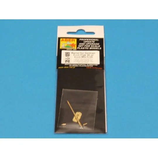 German 2cm gun barrel for Flak 30 or MG C/30, 1/35 - Aber Models 35...