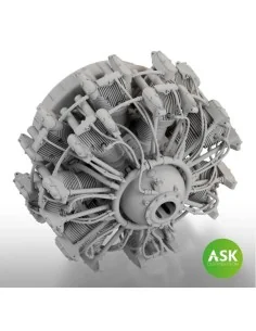 Nakajima Sakae 12 engine - ASK 3D Print for Eduard, 1/48 - Art Scal...