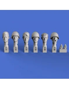 Italian heads WWII (No.2), 1/35 - Royal Model RM864