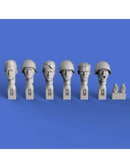 [NO_DESC] Italian heads WWII (No.2), 1/35 - Royal Model RM864