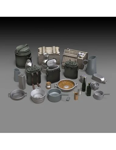 German field kitchen accessories, 1/35 - Royal Model RM875