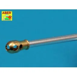Barrel for 17pdr A/T Gun with ball muzzle brake - Aber Models 35 L-113