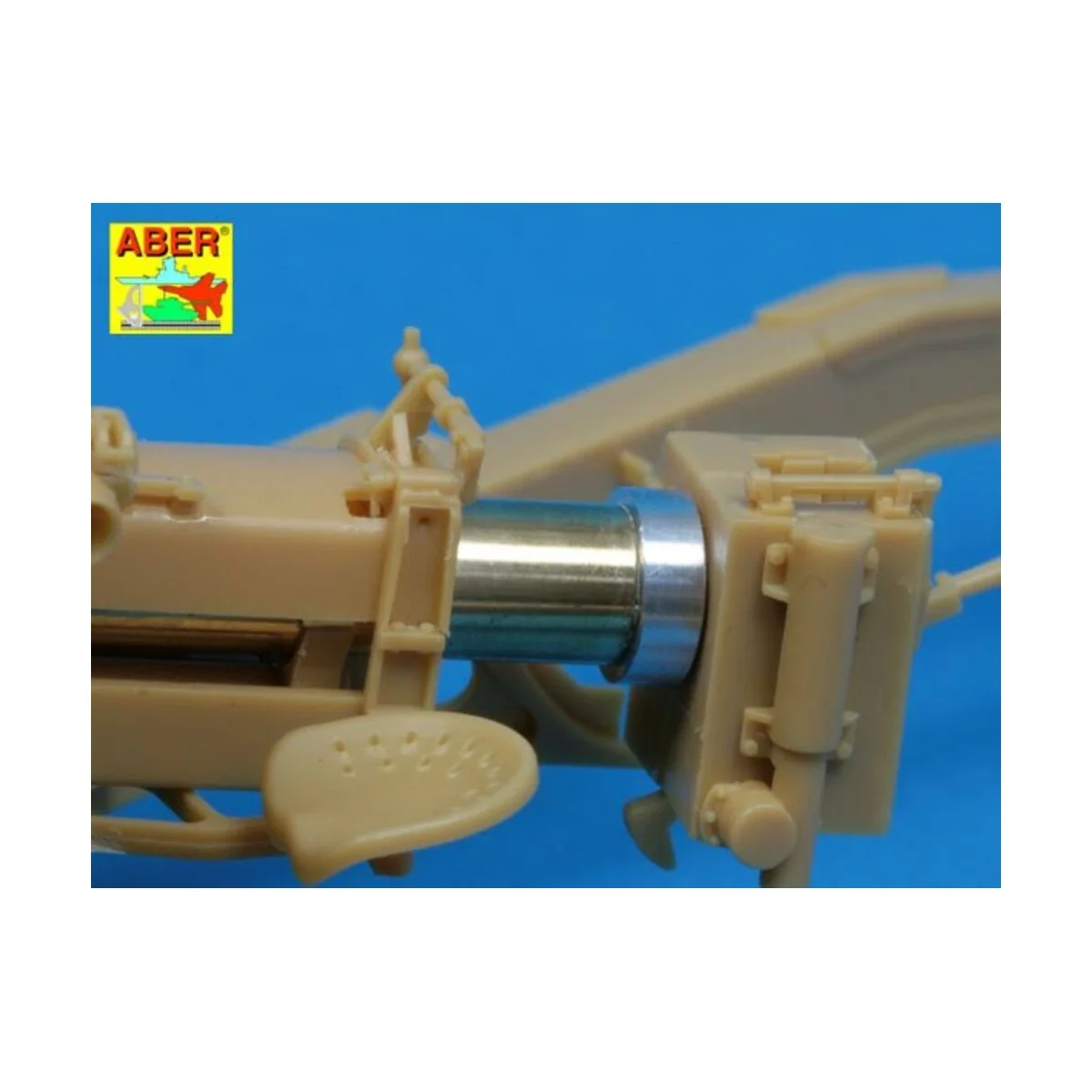 Barrel for 17pdr A/T Gun with ball muzzle brake - Aber Models 35 L-113