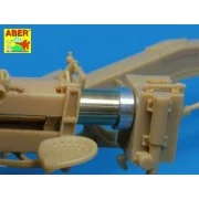 Barrel for 17pdr A/T Gun with ball muzzle brake - Aber Models 35 L-113