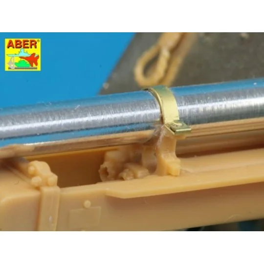 Barrel for 17pdr A/T Gun with ball muzzle brake - Aber Models 35 L-113
