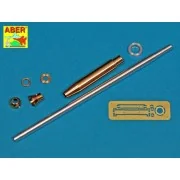 Barrel for 17pdr A/T Gun with ball muzzle brake - Aber Models 35 L-113