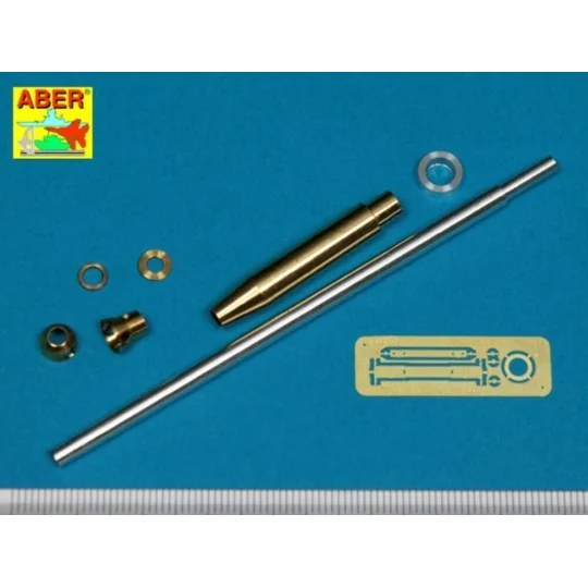 Barrel for 17pdr A/T Gun with ball muzzle brake - Aber Models 35 L-113