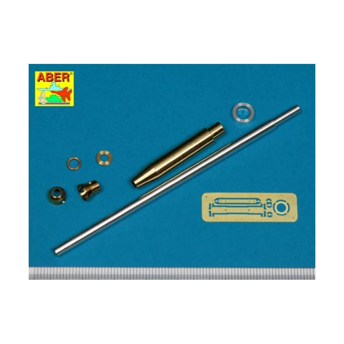 Barrel for 17pdr A/T Gun with ball muzzle brake, 1/35 - Aber Models...