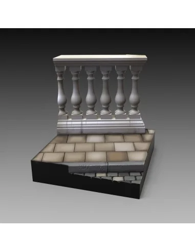 Base with columns 'cm 4x4', 1/35 - Royal Model RM881