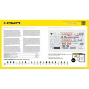 STARTER KIT C-47 Dakota, 1/72 - Heller 35372