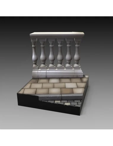 Base with columns 'cm 5x5' (75mm) - Royal Model RM882