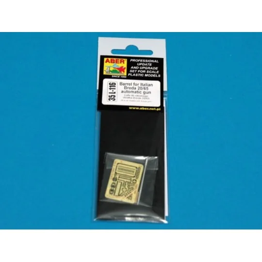 Barrel for Italian Breda 20mm, 1/35 - Aber Models 35 L-116 Barrel for Italian Breda 20mm, 1/35 - Aber Models 35 L-116