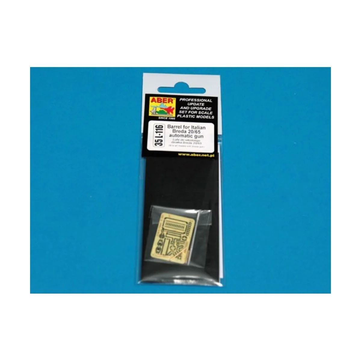 Barrel for Italian Breda 20mm, 1/35 - Aber Models 35 L-116 Barrel for Italian Breda 20mm, 1/35 - Aber Models 35 L-116