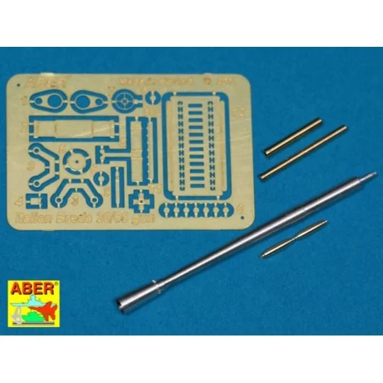 Barrel for Italian Breda 20mm, 1/35 - Aber Models 35 L-116 Barrel for Italian Breda 20mm, 1/35 - Aber Models 35 L-116
