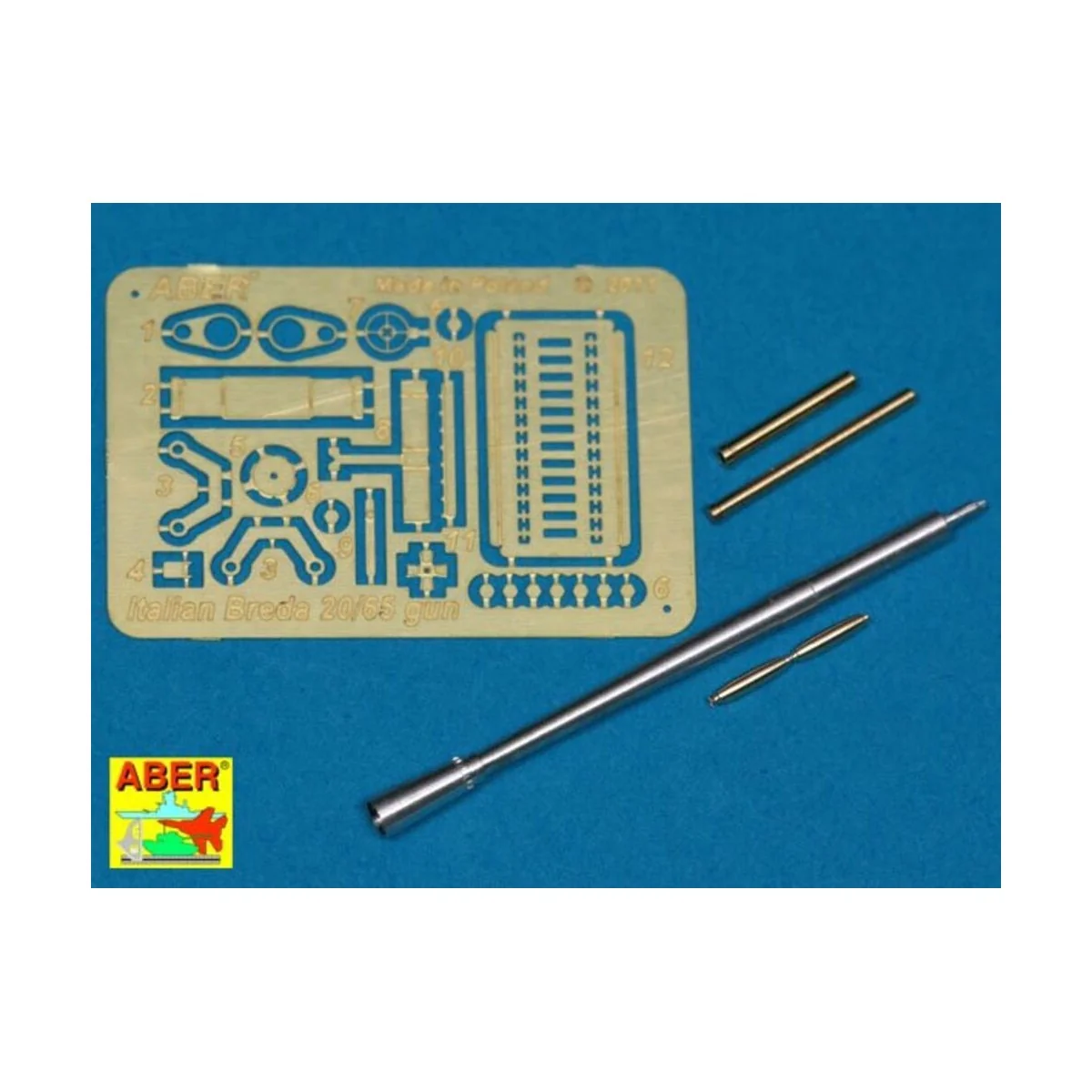 Barrel for Italian Breda 20mm - Aber Models 35 L-116