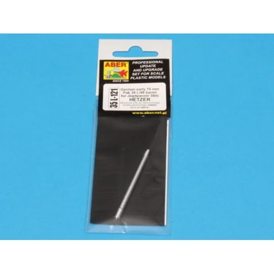 Early barrel for Hetzer - Aber Models 35 L-121