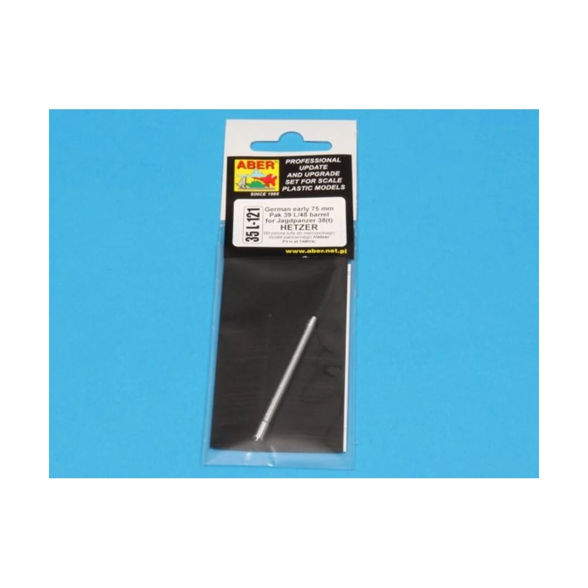 Early barrel for Hetzer, 1/35 - Aber Models 35 L-121