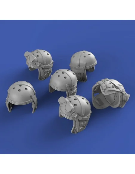 [NO_DESC] U.S. tanker helmets-WWII set, 1/35 - Royal Model RM892
