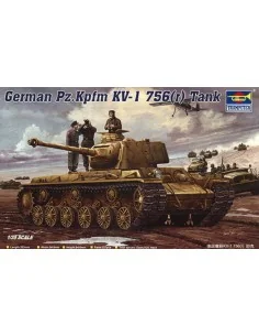 German Pz.Kpfm. KV-1 756(r) Tank, 1/35 - Trumpeter 00366