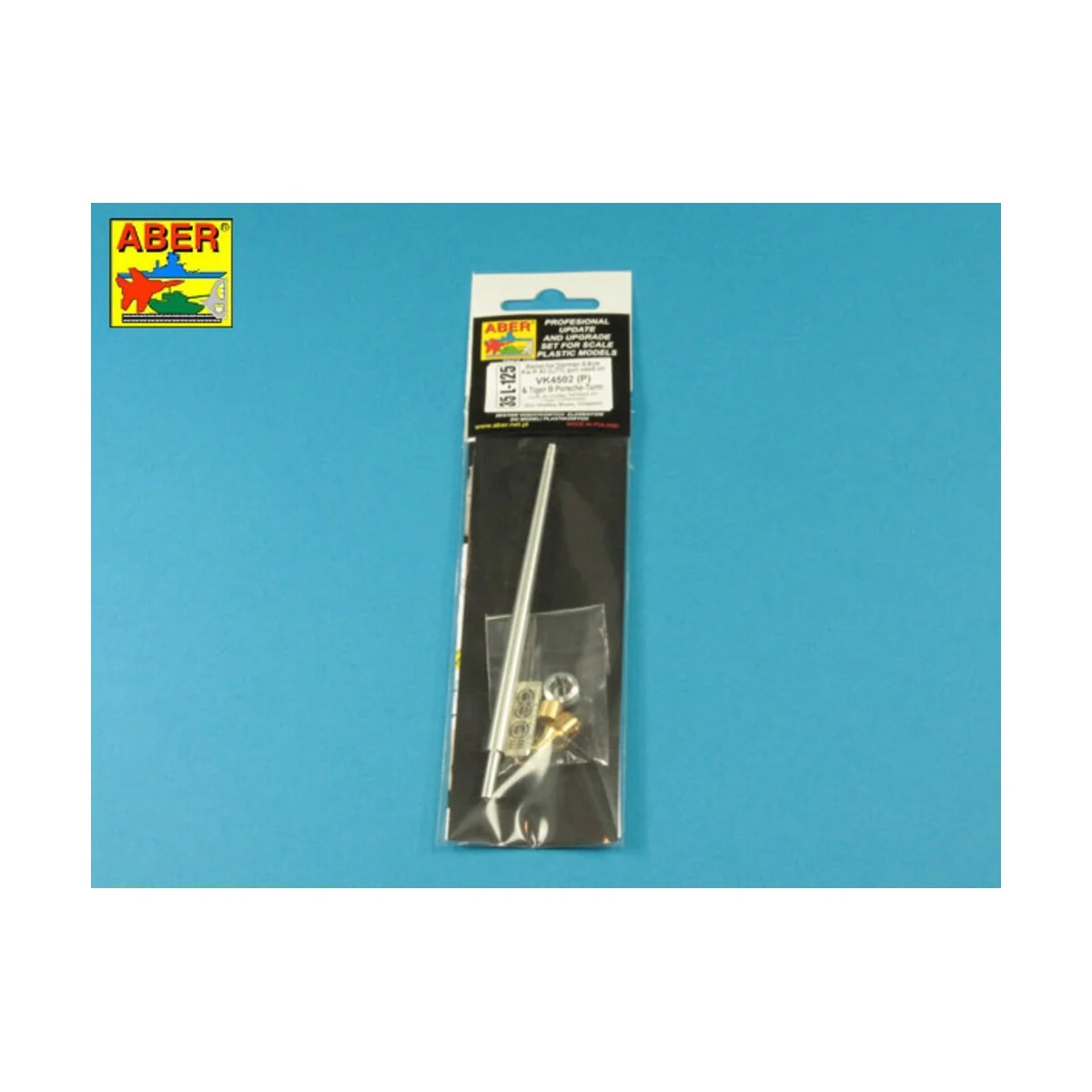 Barrel for VK4502 (P) & Tiger B Porsche-Turm, 1/35 - Aber Models 35...