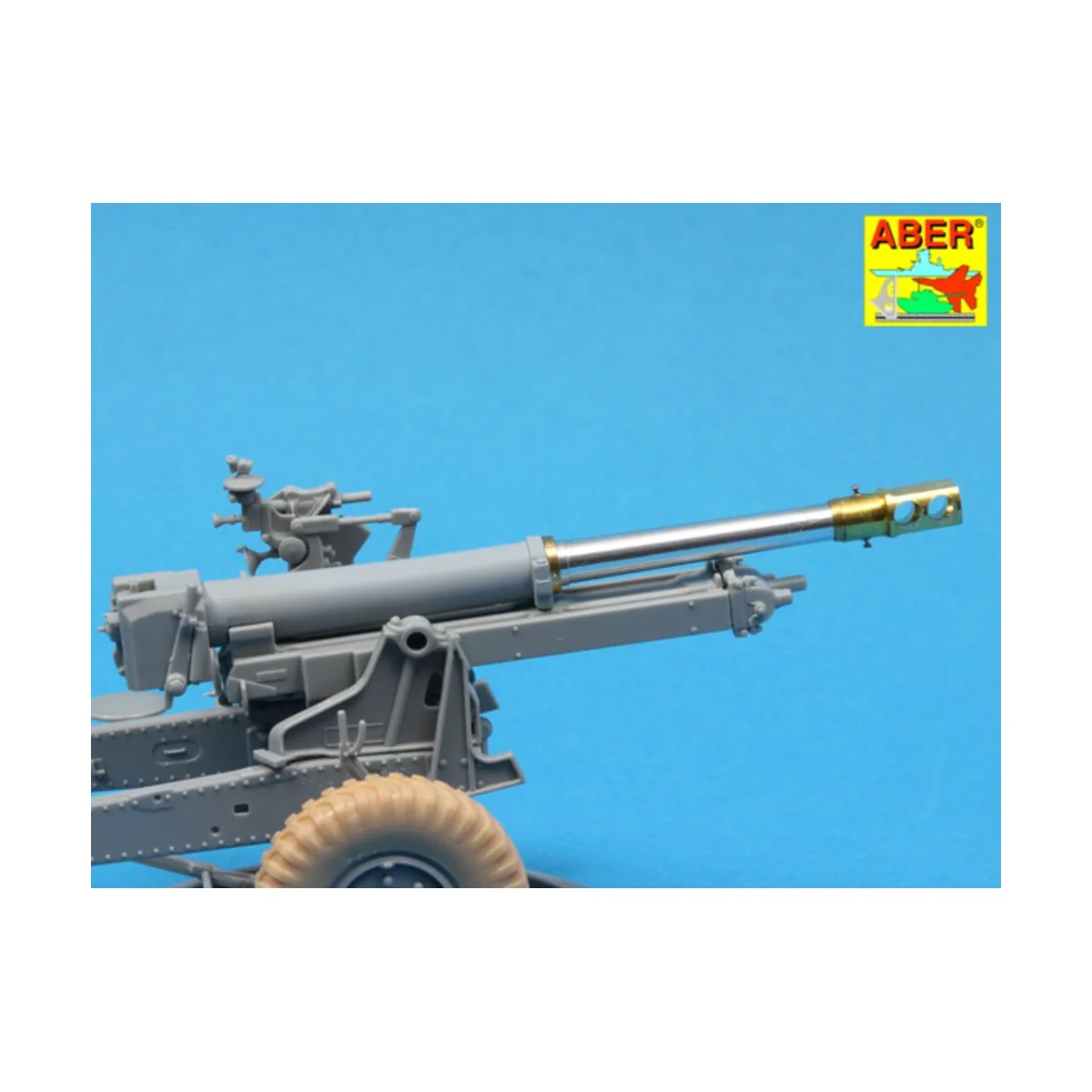 Late barrel MK2 with muzzle brake to British 25 pdr, 1/35 - Aber Mo...