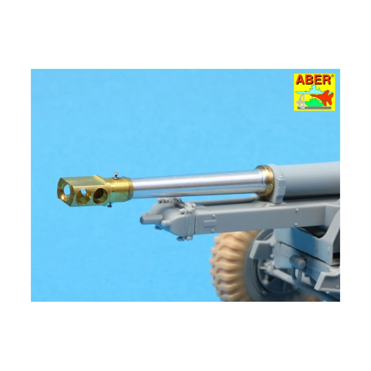 Late barrel MK2 with muzzle brake to British 25 pdr, 1/35 - Aber Mo...