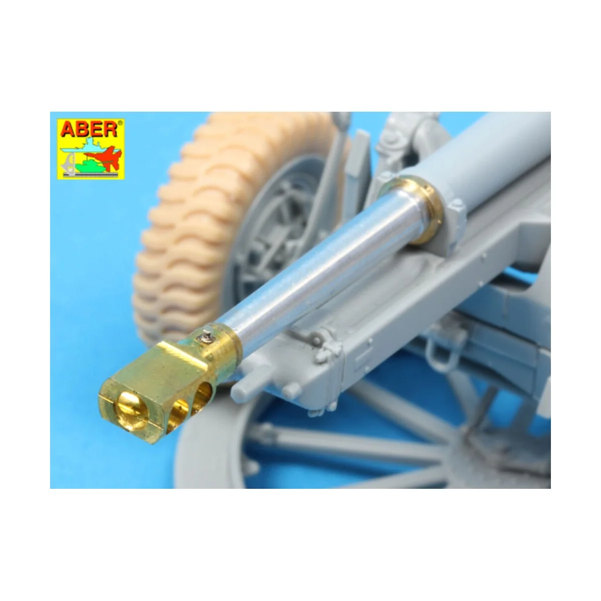 Late barrel MK2 with muzzle brake to British 25 pdr, 1/35 - Aber Mo...