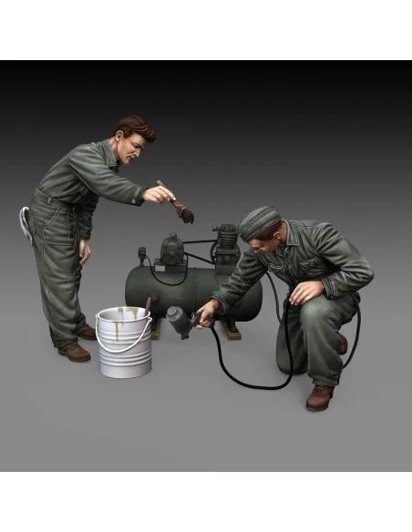 Soldiers painting, 1/72 - Royal Model RM898