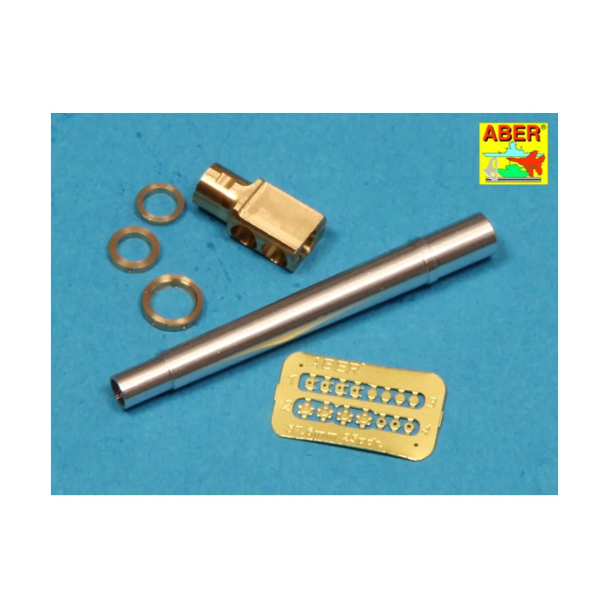 Late barrel MK2 with muzzle brake to British 25 pdr, 1/35 - Aber Mo...