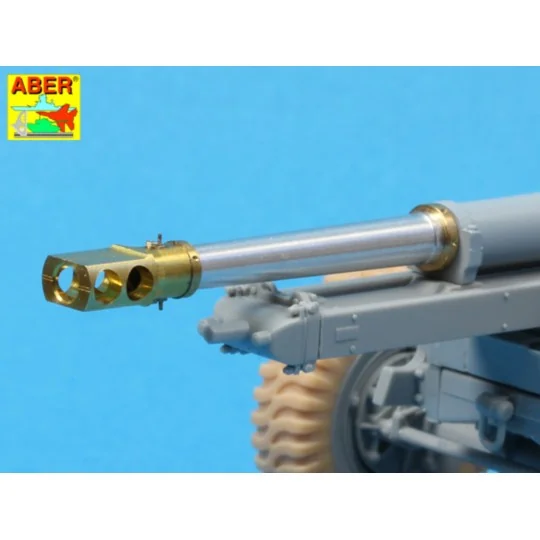 Late barrel MK2 with muzzle brake to British 25 pdr, 1/35 - Aber Mo...