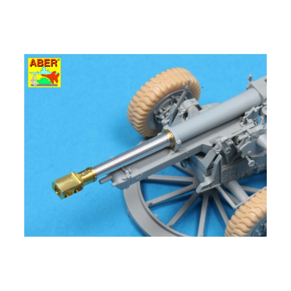 Late barrel MK2 with muzzle brake to British 25 pdr, 1/35 - Aber Mo...