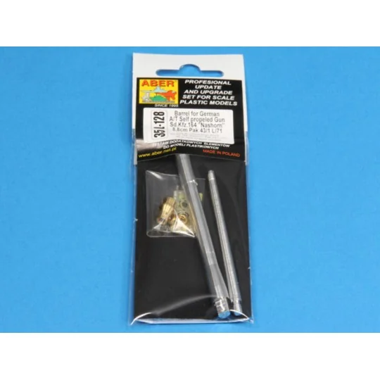 Barrel for German Nashorn with 8, 8cm Pak 43/1, 1/35 - Aber Models ...