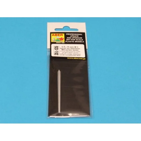 U.S.75 mm M3 barrel for Sherman - Aber Models 35 L-135
